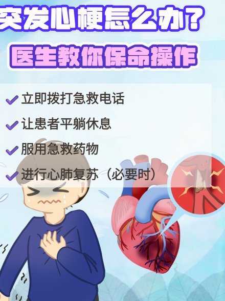 出现心梗怎么自救